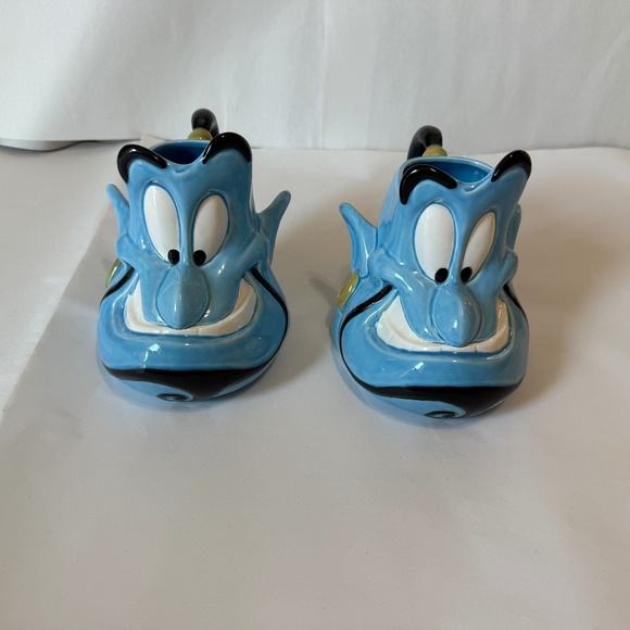 1992 TWO GENIE SCULPTED CERAMIC MUGS - Picture 1 of 7